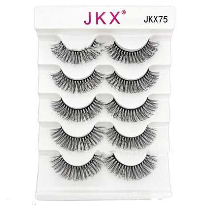 Eye Tail Lengthening Natural Curling Three-dimensional Multi-level Thick Eyelashes
